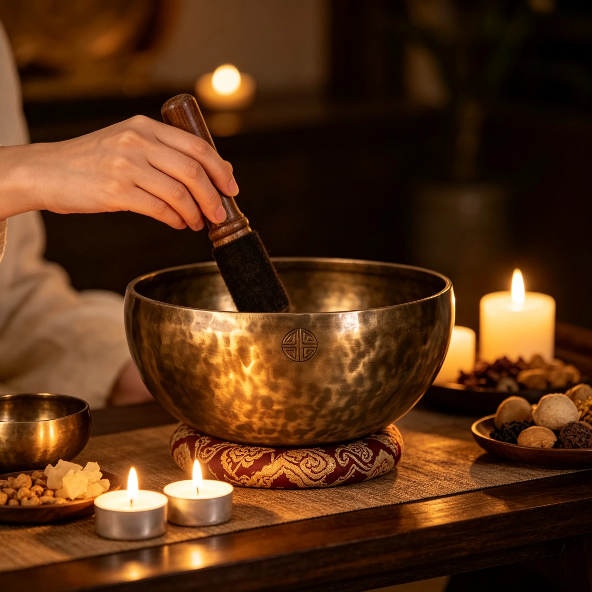 Large Full Moon Singing Bowl – A Tone That Lingers - Image 3