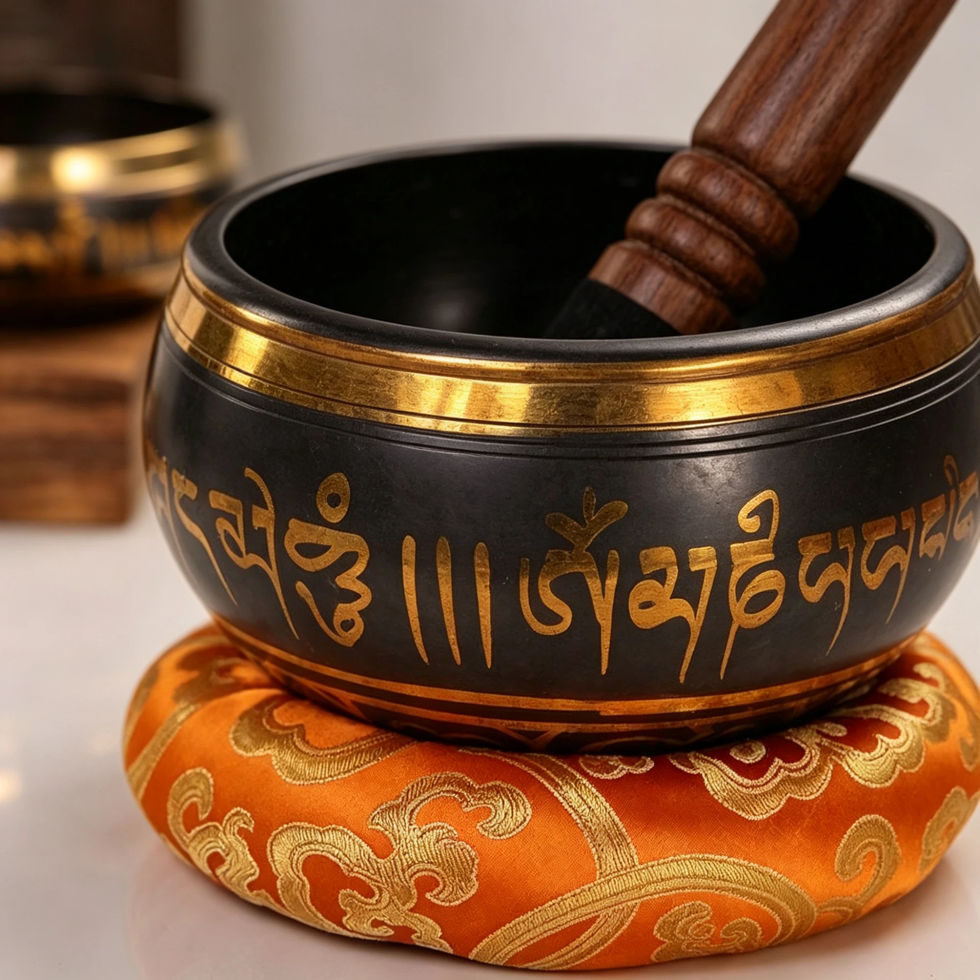 Tibetan Mantra Singing Bowl Set – Everything You Need to Begin - Image 2