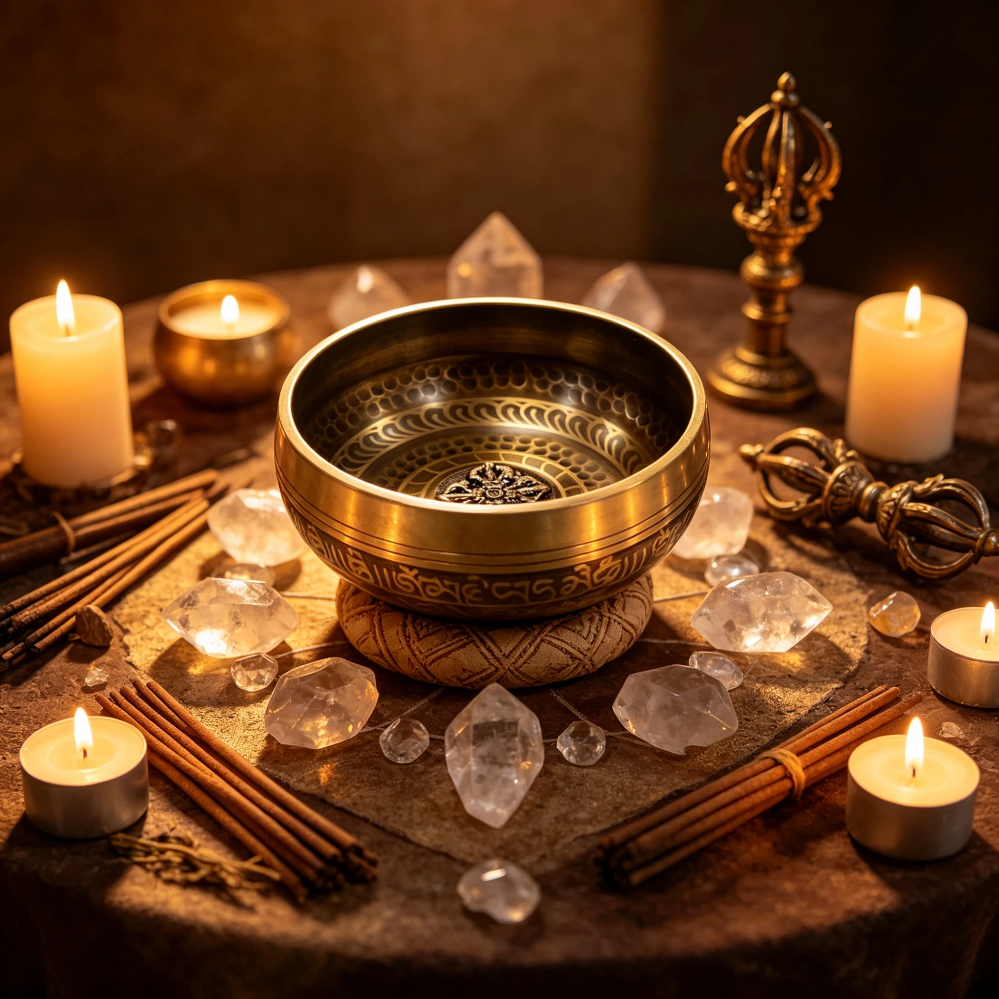 Vajra Design Singing Bowl – A Symbol for Staying Grounded - Image 3