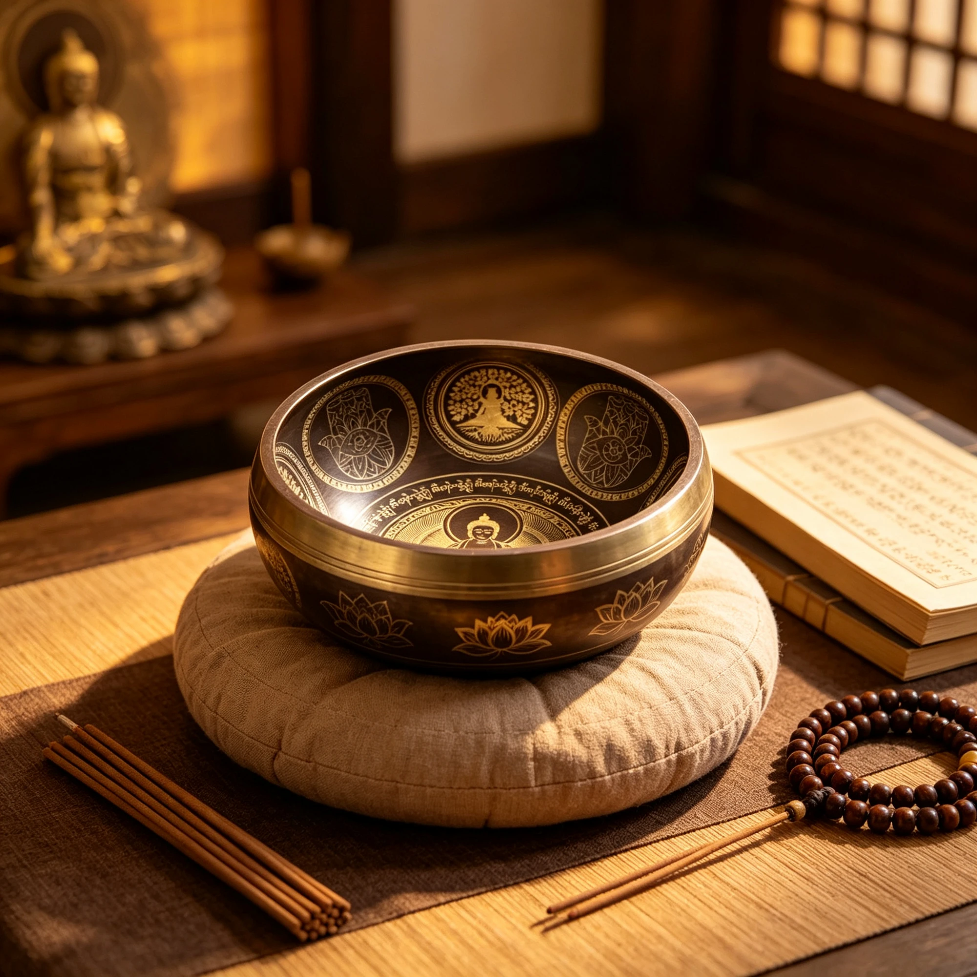 Buddha Mandala Singing Bowl – Sacred Geometry You Can Hear