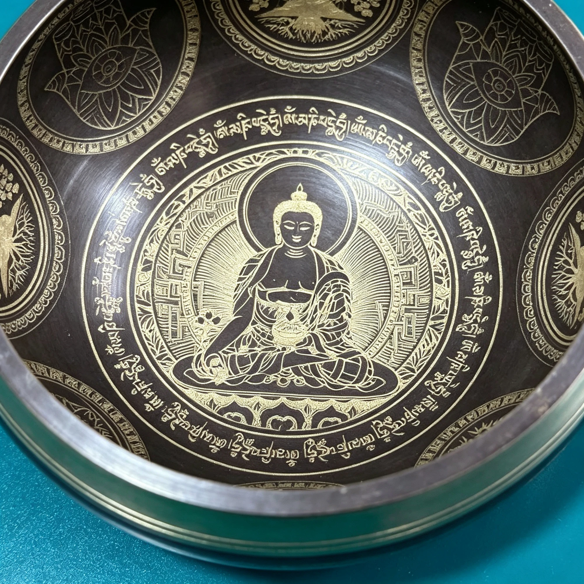 Buddha Mandala Singing Bowl – Sacred Geometry You Can Hear - Image 2